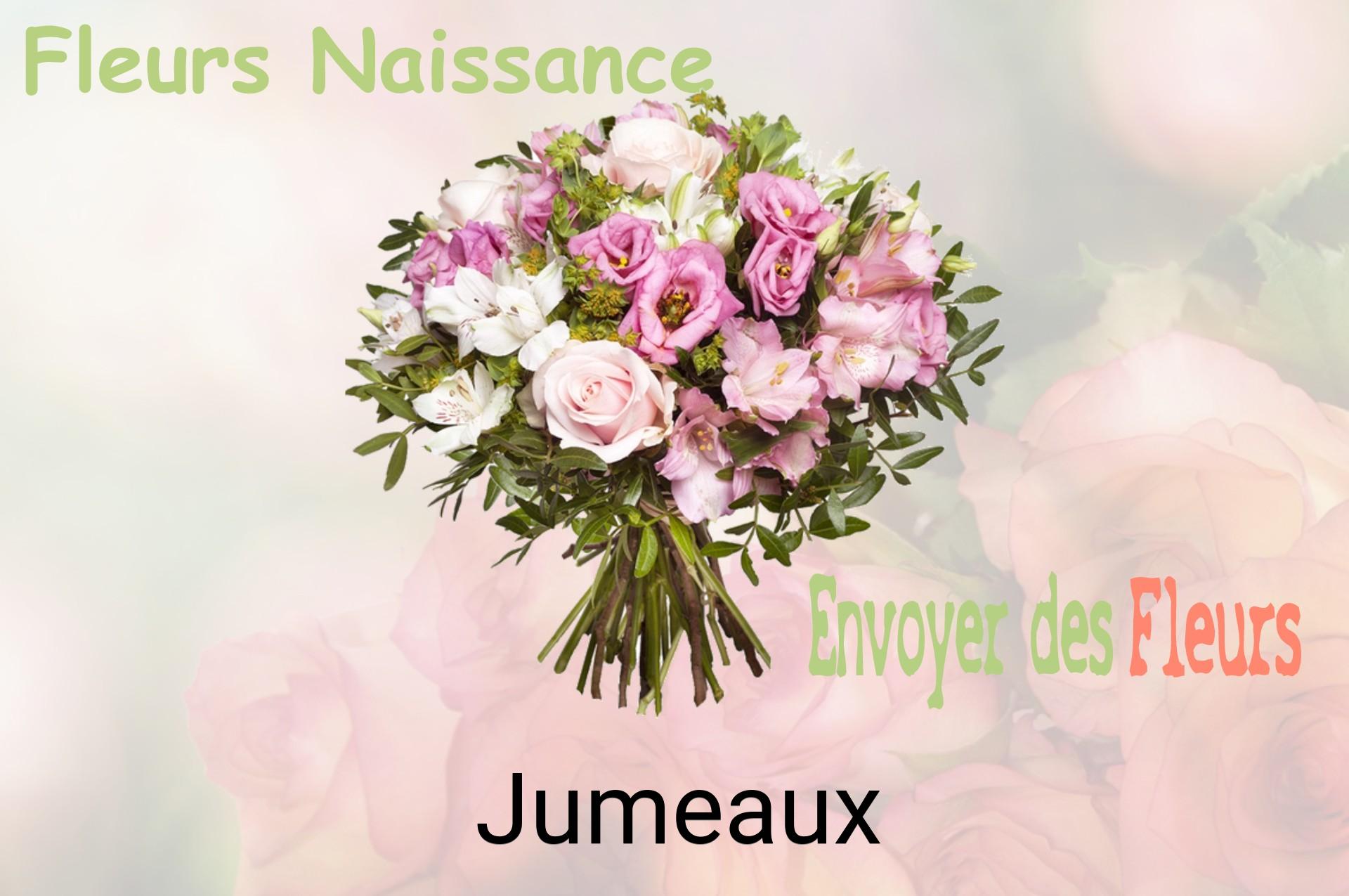 Bouquet de fleurs de naissance livré à Jumeaux